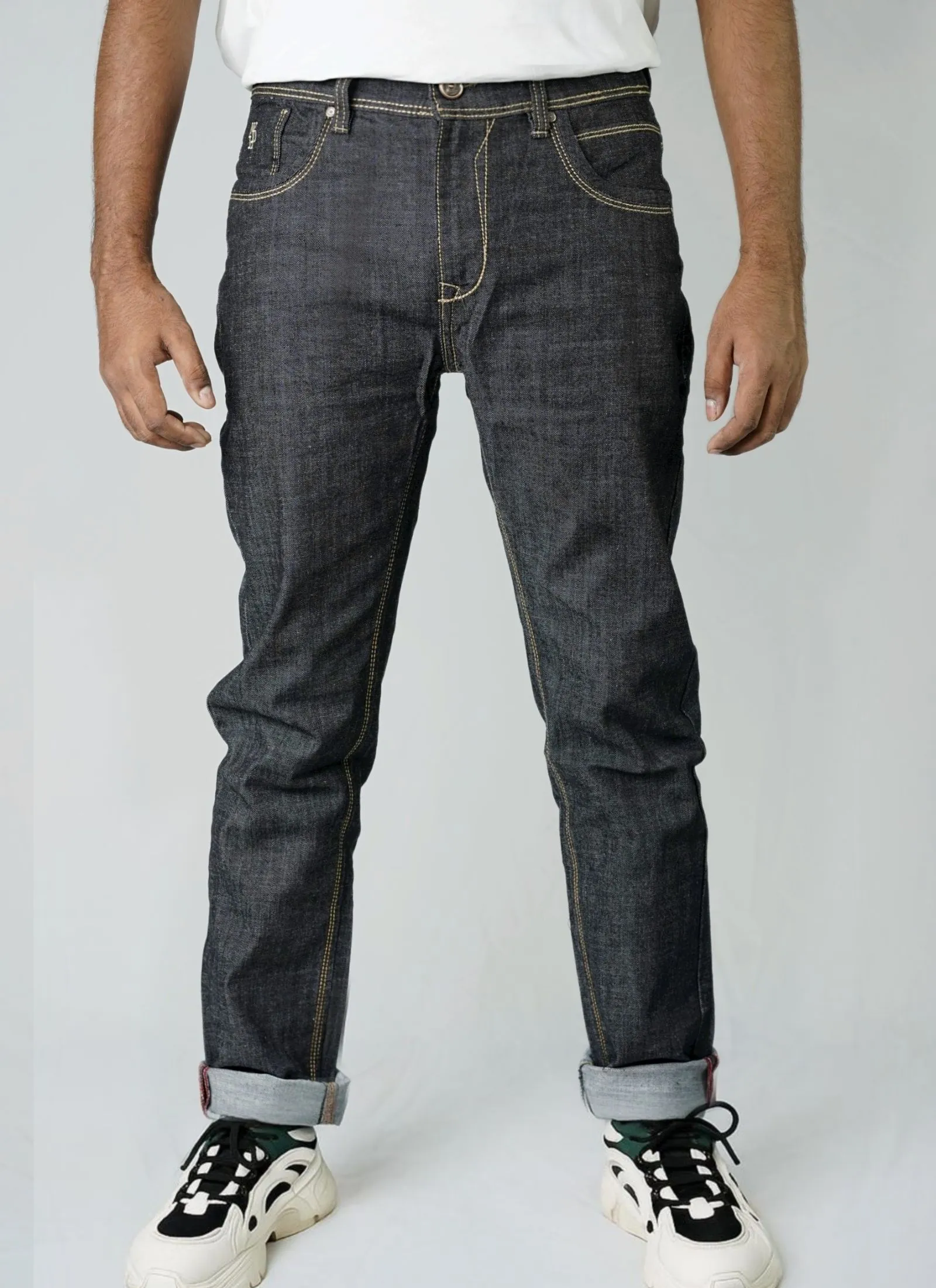 Mens Black denim