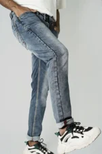 Mens Light Gray Denim