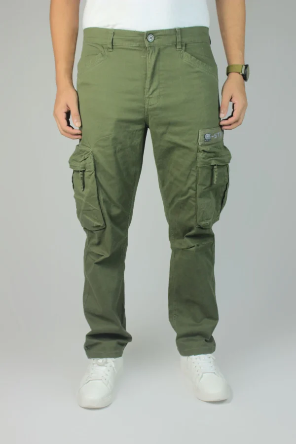 Mens Olive Cargo