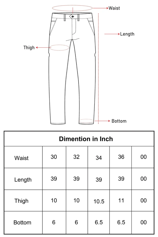 Rookies tone size chart